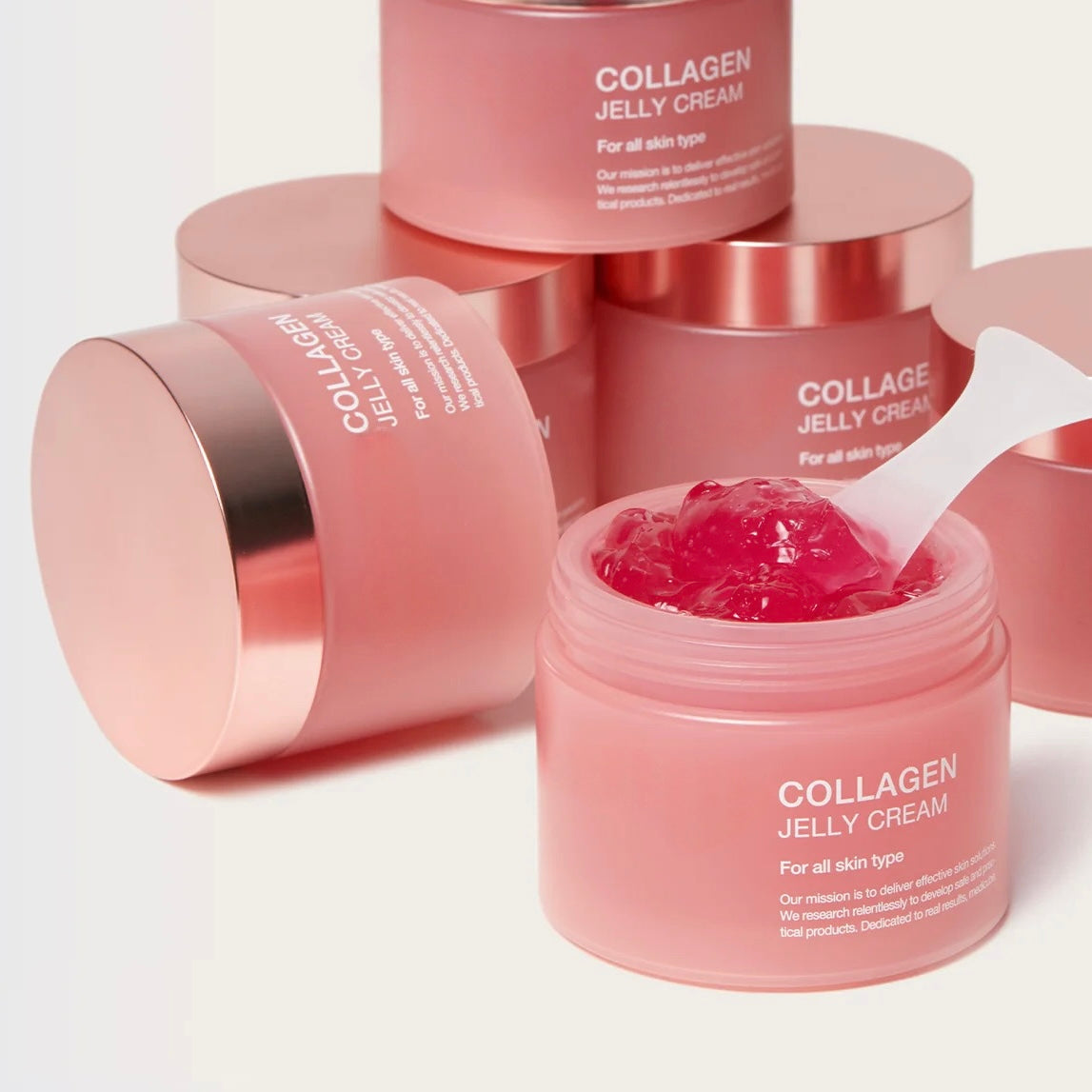 Gel viso al collagene per una pelle rigenerata