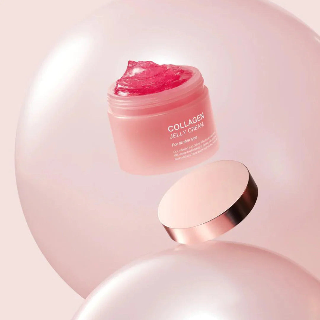 Gel viso al collagene per una pelle rigenerata
