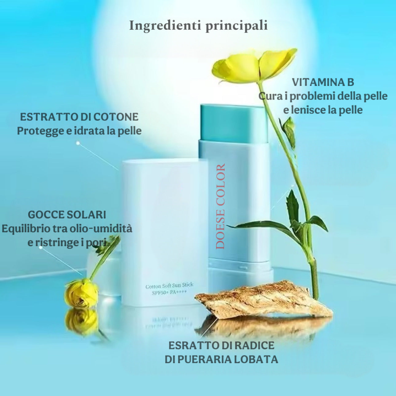 Protezione solare coreana per il viso