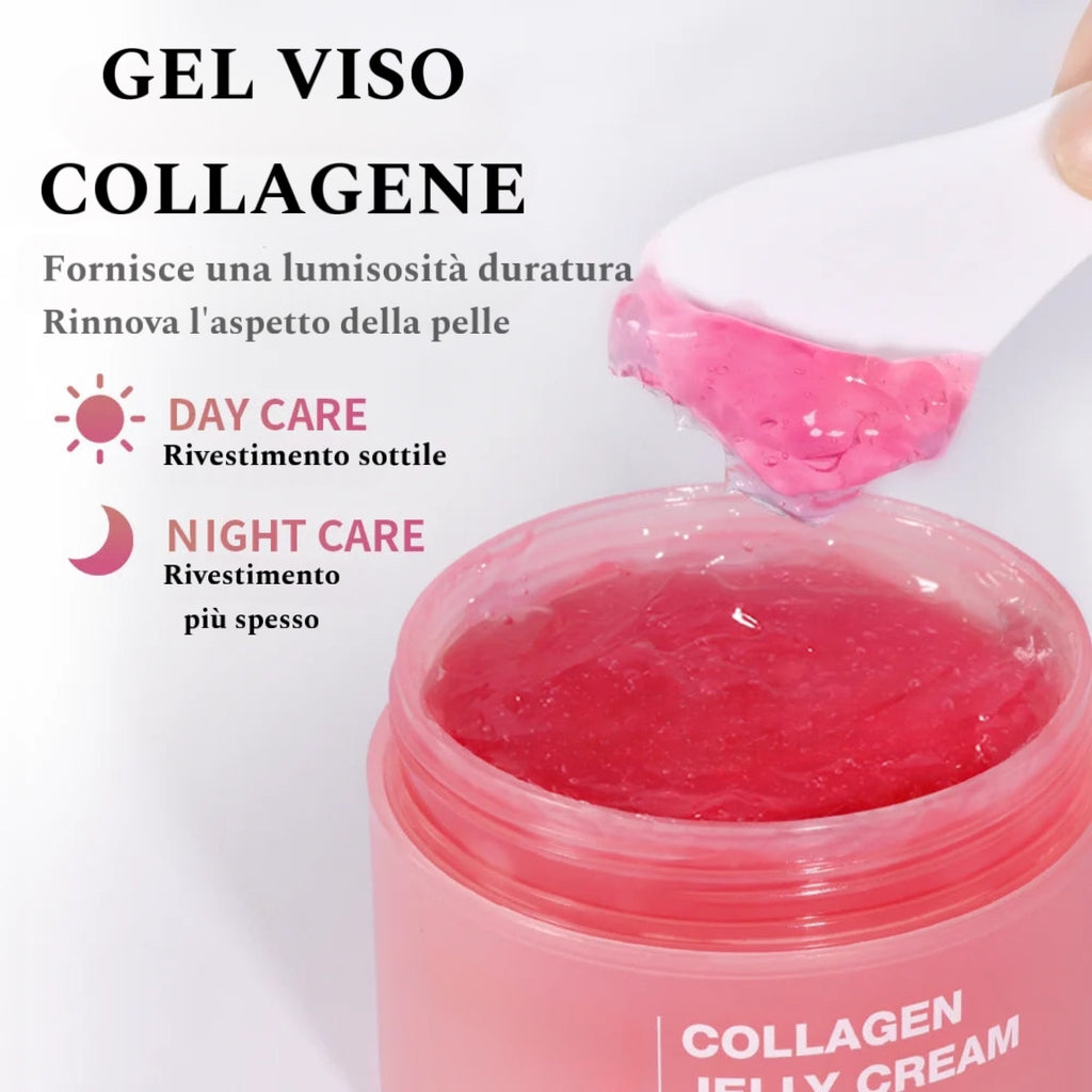Gel viso al collagene per una pelle rigenerata